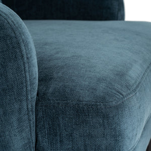 Avaris Wingback Armchair – Blue Fabric Wingback Accent Chair - My Store
