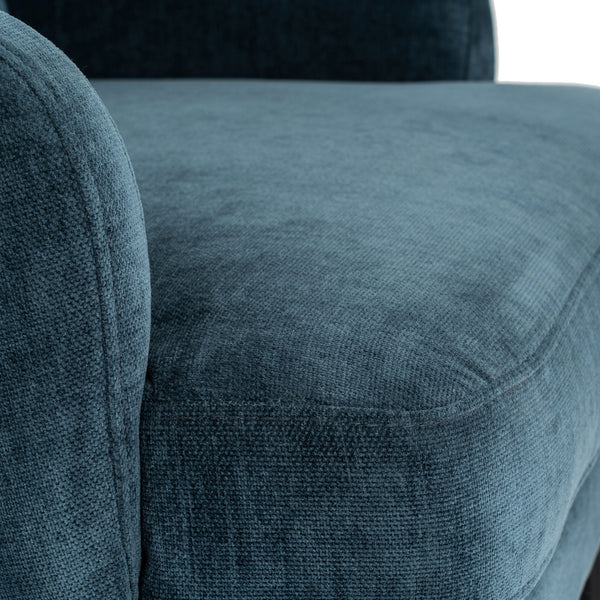Avaris Wingback Armchair – Blue Fabric Wingback Accent Chair - My Store