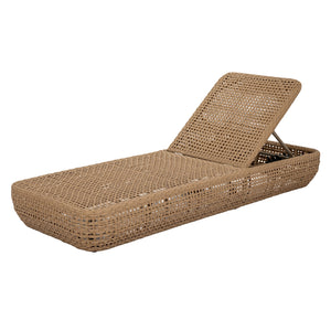 Bloom Collection Outdoor Sunbed Weather-Resistant Modern Lounger for Poolside & Garden