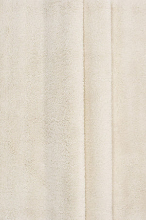 Walter Pluto White Rectangular Carpet | 340x240 cm Soft Polyester Area Rug