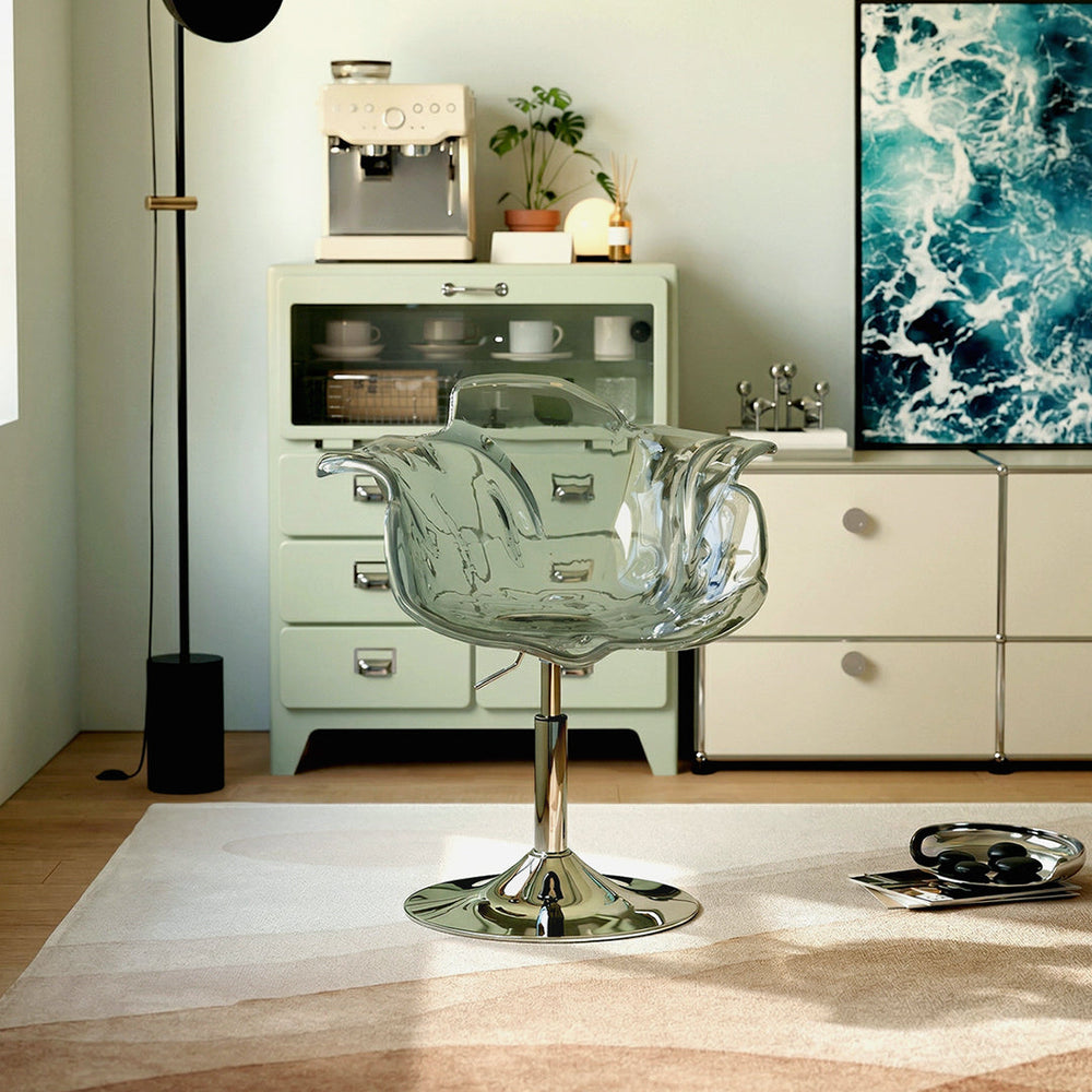 Flora Acrylic Dressing Table Chair