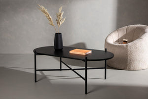 Pueblo Sofa Table, Black – Modern Scandinavian Coffee Table by Mmilo