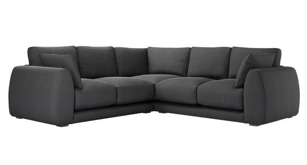 Carmel Medium Corner Sofa in Pumice House Basket Weave