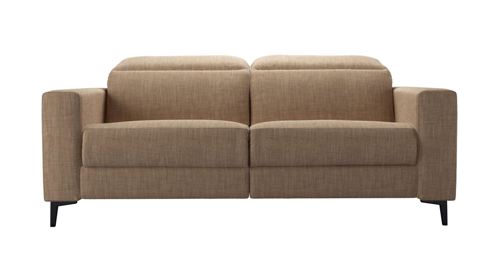 Ezra 2 Seat Recliner Sofa in Pumice House Basket Weave