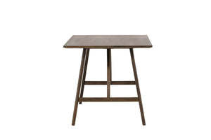 Kaseidon Rectangular Dining Table | Walnut, Modern MDF & Rubber Wood Design