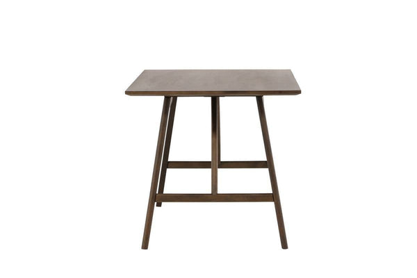 Kaseidon Rectangular Dining Table | Walnut, Modern MDF & Rubber Wood Design