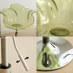 Flora Acrylic Dressing Table Chair