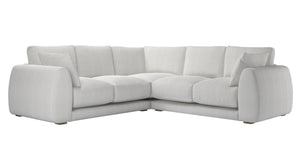 Carmel Medium Corner Sofa in Pumice House Basket Weave