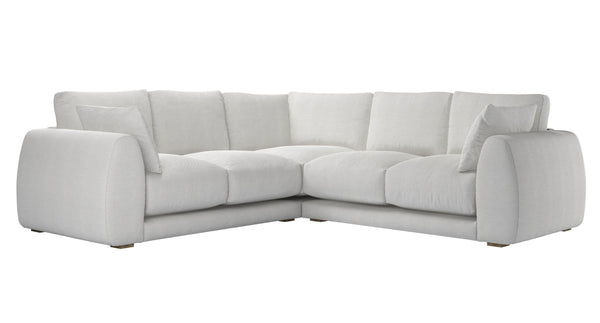 Carmel Medium Corner Sofa in Pumice House Basket Weave