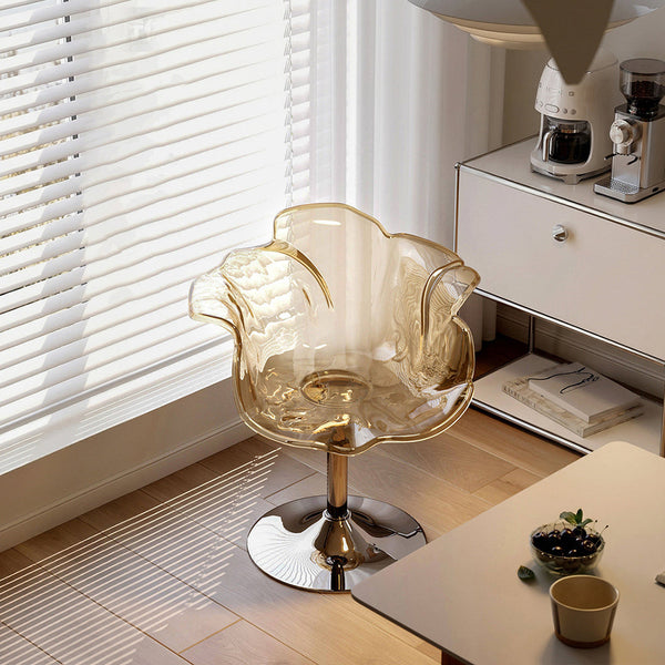 Flora Acrylic Dressing Table Chair