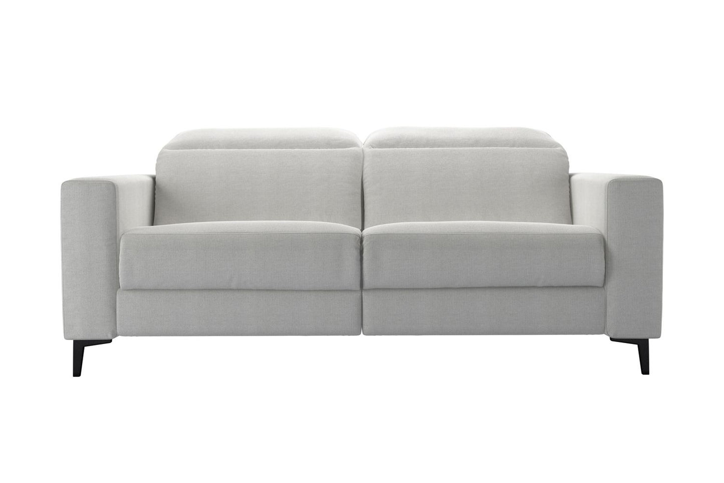 Ezra 2 Seat Recliner Sofa in Pumice House Basket Weave