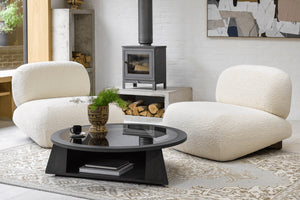 Seattle Armchair in Cappuccino Bubble Velvet