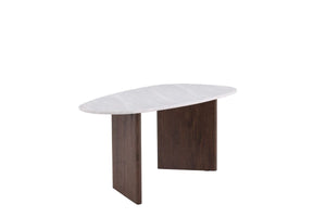 Mmilo Grönvik Oval Dining Table 180x90 cm – Light Grey, Spraystone MDF Top, Scandinavian Design