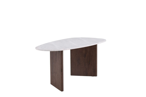 Mmilo Grönvik Oval Dining Table 180x90 cm – Light Grey, Spraystone MDF Top, Scandinavian Design