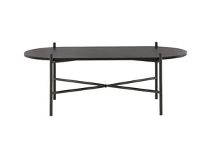 Pueblo Sofa Table, Black – Modern Scandinavian Coffee Table by Mmilo