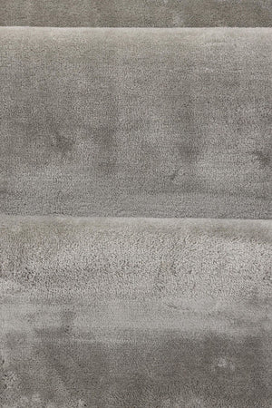 Blanca Light Grey Rug – 290x200 cm Rectangular Soft Polyester Carpet