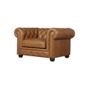 The Dorchester 3-Seater Sofa – Modern Contemporary PU Leather Upholstered Couch with Wooden Frame, Comfortable Living Room Seating (Grey, Black, Brown)