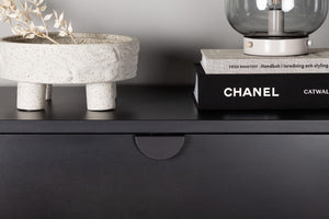 Piring 4-Drawer Black Steel Cabinet | Modern Office & Home Storage Solution
