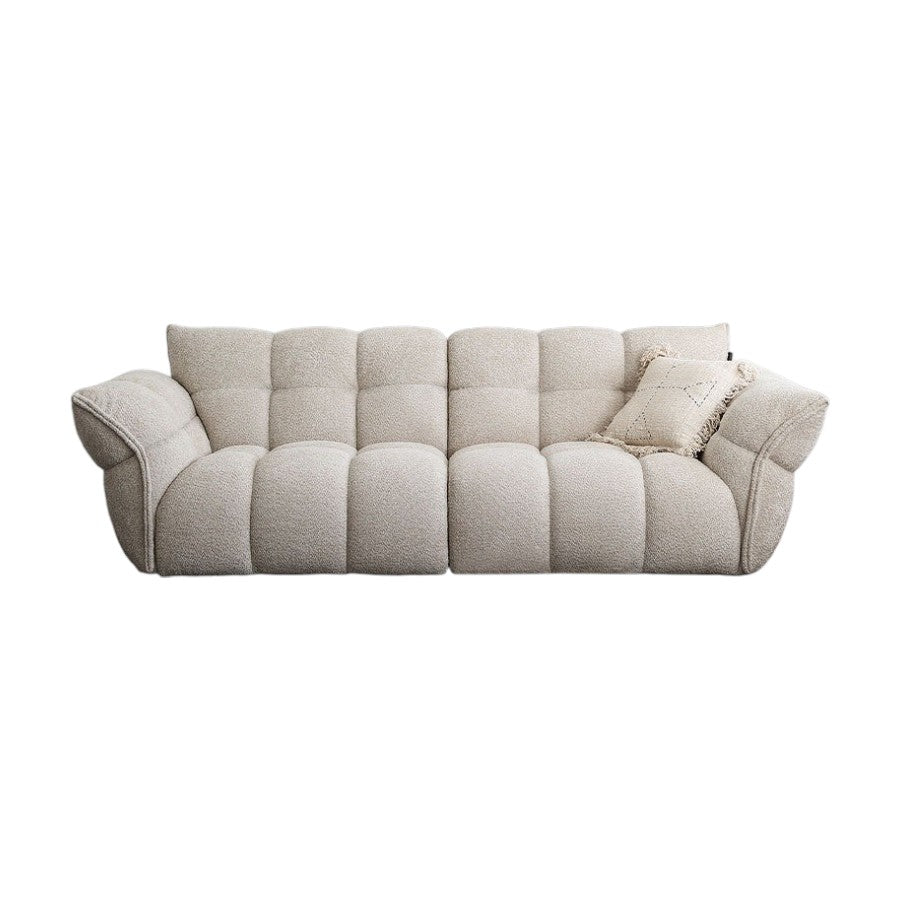 Winslow Pumpin 3 Seater Boucle Sofa – Modern Contemporary Large Couch with High Resilience Sponge Comfort Seating for Living Room - My Store