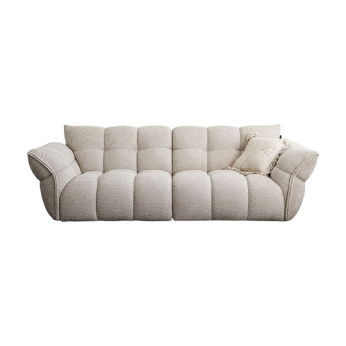Winslow Pumpin 3 Seater Boucle Sofa – Modern Contemporary Large Couch with High Resilience Sponge Comfort Seating for Living Room - My Store