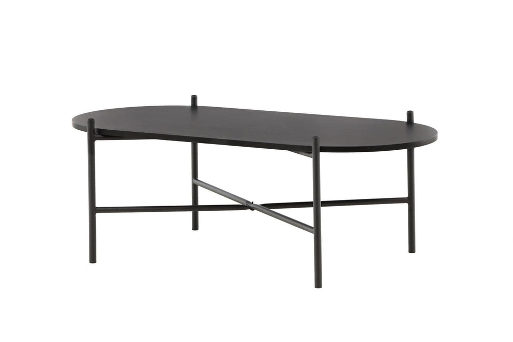 Pueblo Sofa Table, Black – Modern Scandinavian Coffee Table by Mmilo
