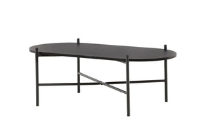 Pueblo Sofa Table, Black – Modern Scandinavian Coffee Table by Mmilo