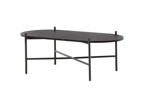 Pueblo Sofa Table, Black – Modern Scandinavian Coffee Table by Mmilo