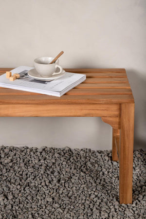 Kenya Outdoor Bench, Natural Teak | Classic Garden Seating 150 cm