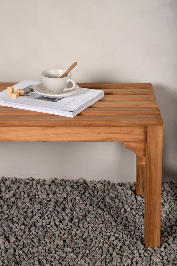 Kenya Outdoor Bench, Natural Teak | Classic Garden Seating 150 cm