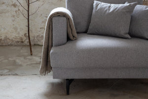 Sofia Grey Armchair | Modern Nordic Design with High Comfort
