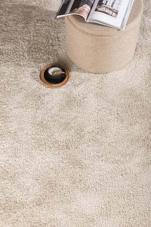 Walter Pluto White Rectangular Carpet | 340x240 cm Soft Polyester Area Rug