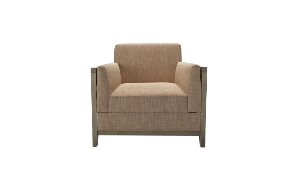 Chester Armchair in Alabaster Brushed Linen Cotton