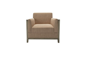 Chester Armchair in Alabaster Brushed Linen Cotton