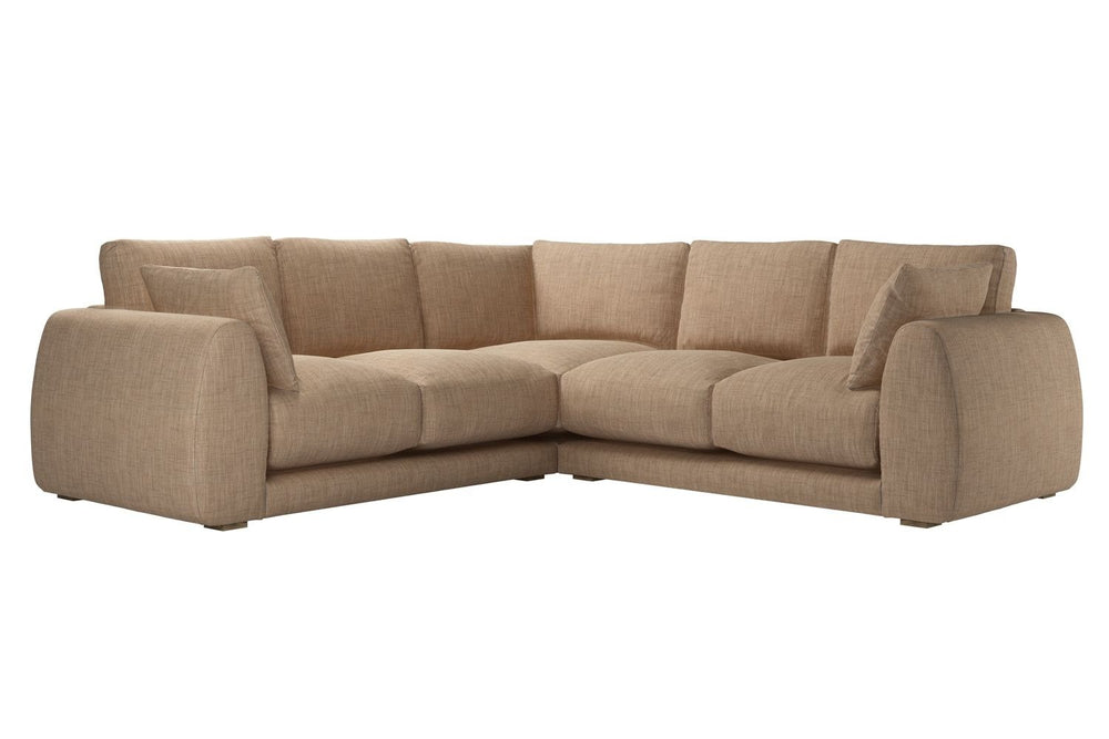Carmel Medium Corner Sofa in Pumice House Basket Weave