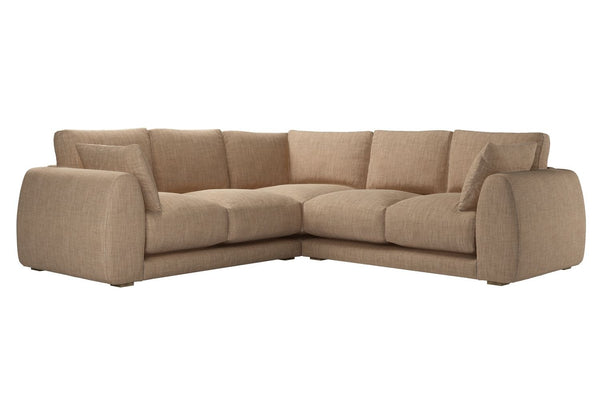 Carmel Medium Corner Sofa in Pumice House Basket Weave