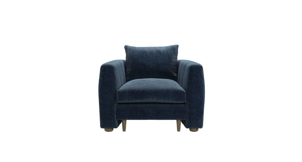 Tiffany Slim Armchair in Pumice House Basket Weave