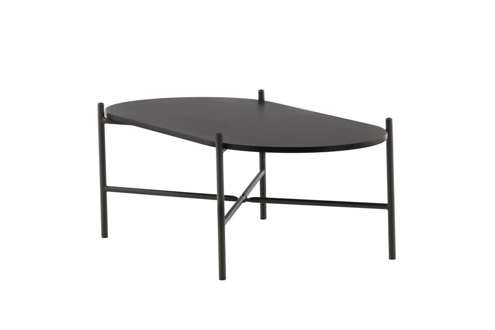 Pueblo Sofa Table, Black – Modern Scandinavian Coffee Table by Mmilo