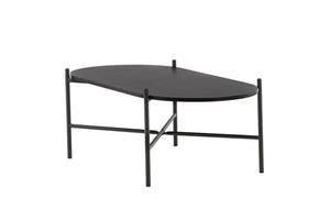 Pueblo Sofa Table, Black – Modern Scandinavian Coffee Table by Mmilo