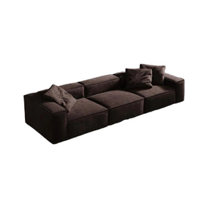 Hee Nordic Otto L411 Three Seater Sofa – 311 cm Modern Contemporary Leathaire Sofa with High Density Sponge - My Store
