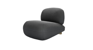 Seattle Armchair in Cappuccino Bubble Velvet