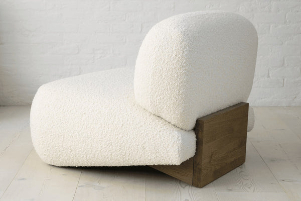 Seattle Armchair in Cappuccino Bubble Velvet