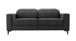 Ezra 2 Seat Recliner Sofa in Pumice House Basket Weave