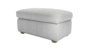 Tiffany Slim Medium Rectangular Footstool in Pumice House Basket Weave