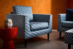 Jude Armchair in Ash Faux Leather