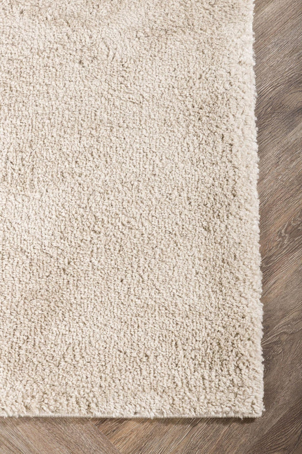 Walter Pluto White Rectangular Carpet | 340x240 cm Soft Polyester Area Rug