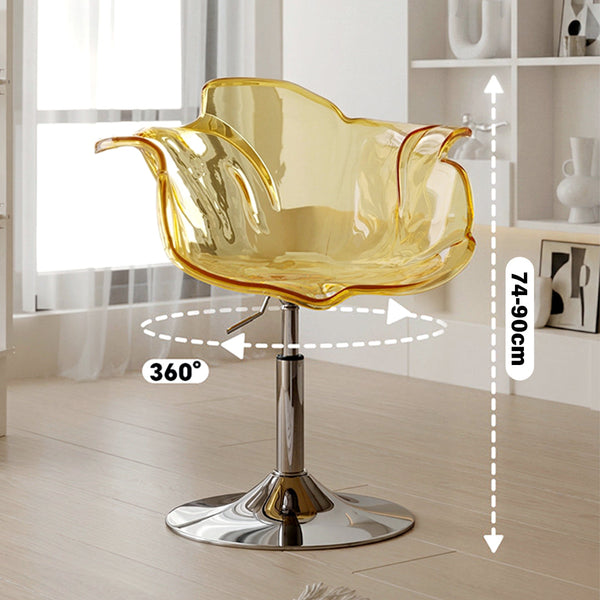 Flora Acrylic Dressing Table Chair
