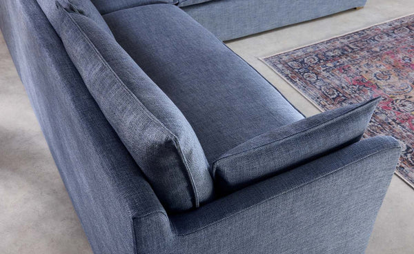 Anders Medium Corner Sofa in Pumice House Basket Weave