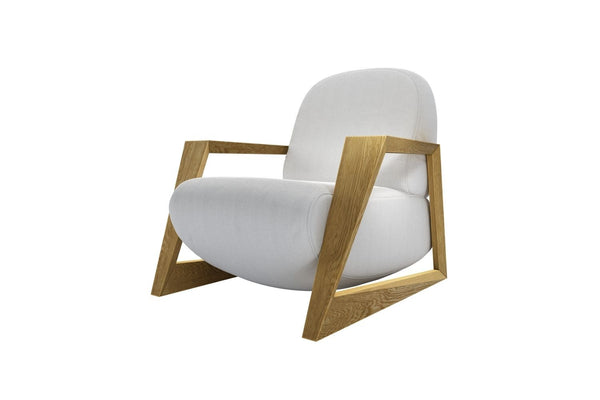 Hockney Armchair in Pumice House Basket Weave