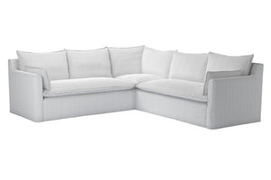 Anders Medium Corner Sofa in Pumice House Basket Weave