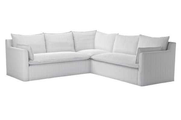 Anders Medium Corner Sofa in Pumice House Basket Weave